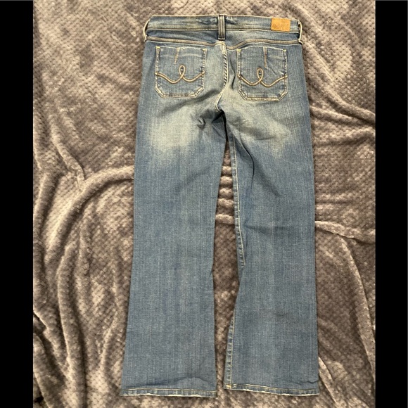 EC Hippie gold and bronze embellished jeans sz30/11 - Picture 7 of 8